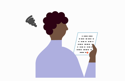 住まいや契約のトラブルに関する相談を表すイラスト